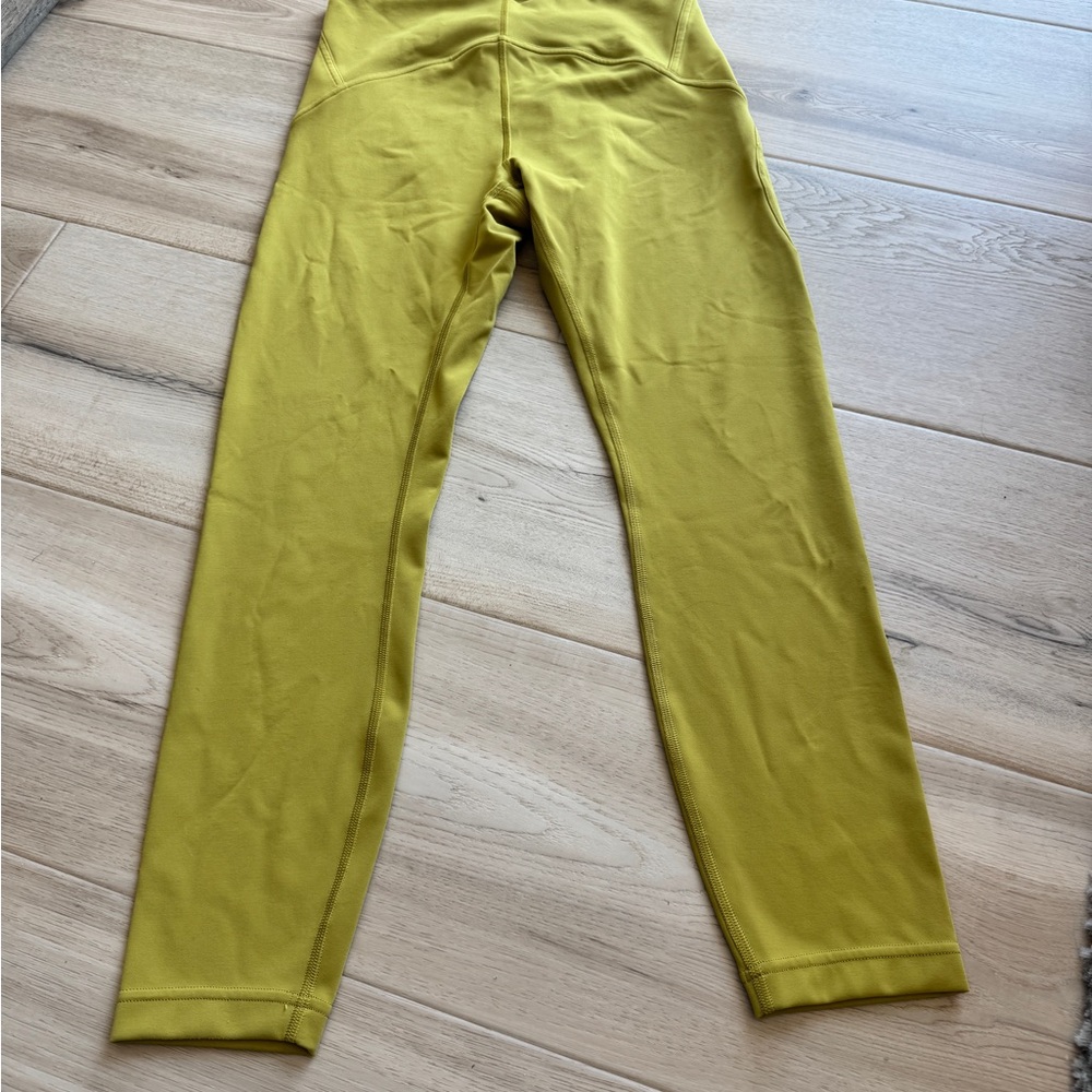 lululemon athletica Mustard Yellow Performance Leggings